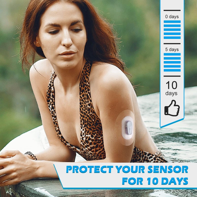 HONYOU 36Pack G6 Adhesive Patches Waterproof, Transparent G6 Over Patches 10 Days Long Stay CGM Tape G6 Overpatch, One-Handed Easy to Use Latex-Free & Hypoallergenic - Image 4
